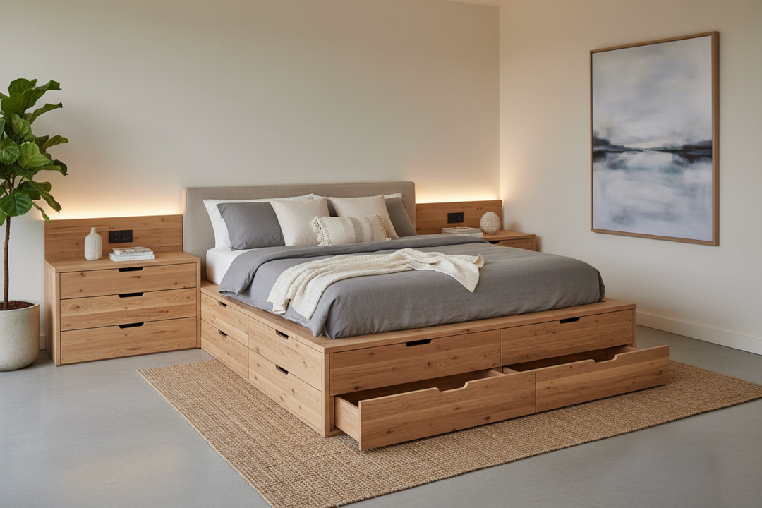 Is Your Bedroom Bursting at the Seams? Why a Bed with a Built-In Dresser is the Ultimate Fix