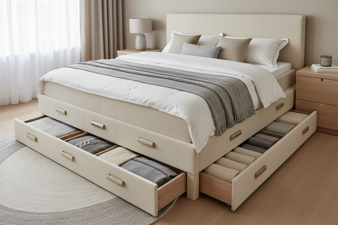 Is Your Bedroom Shrinking? Here is How to Reclaim Space with the Right Storage Bed