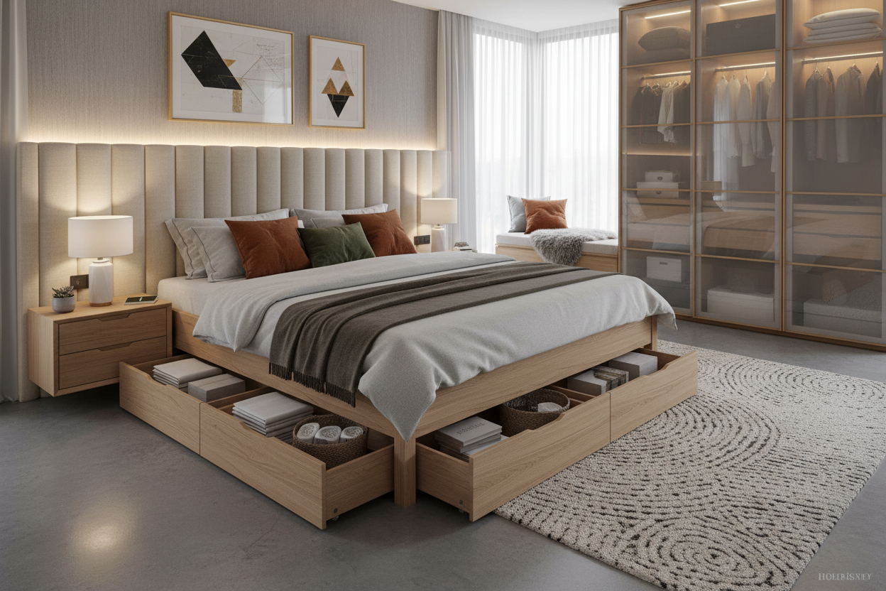 Is Your Bedroom Shrinking? Why a Double Storage Bed Might Be Your Best Investment