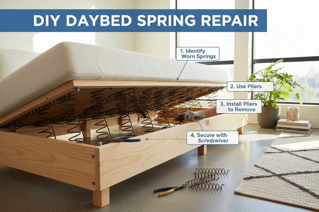 Is Your Daybed Sagging? How to Fix the Springs and Restore Comfort