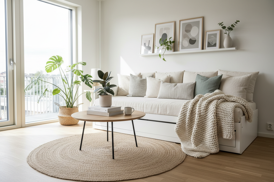 Living Small: How to Make an IKEA Daybed Work as Your Primary Sofa