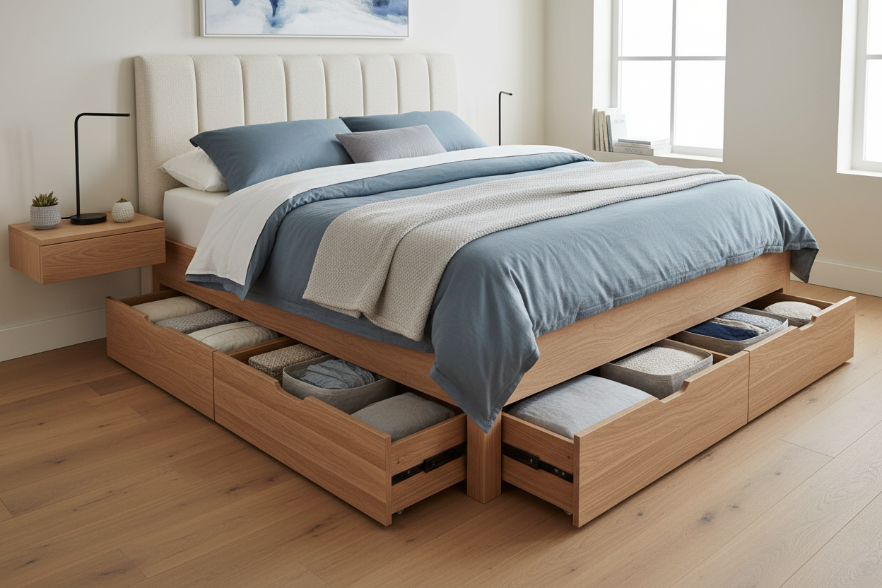 Maximize Your Bedroom: The Strategic Guide to California King Storage Beds