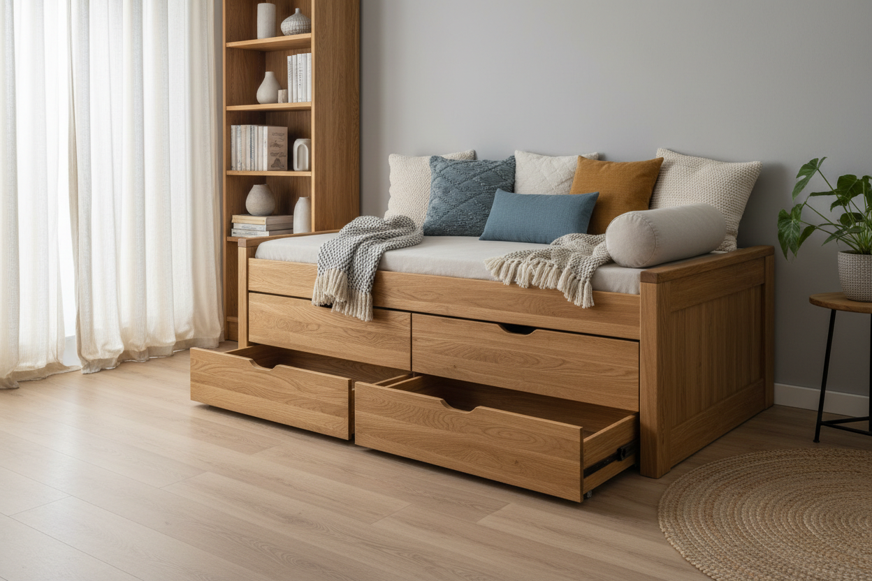 Maximize Your Space: Is a Solid Wood Daybed with Storage the Ultimate Room Hack?