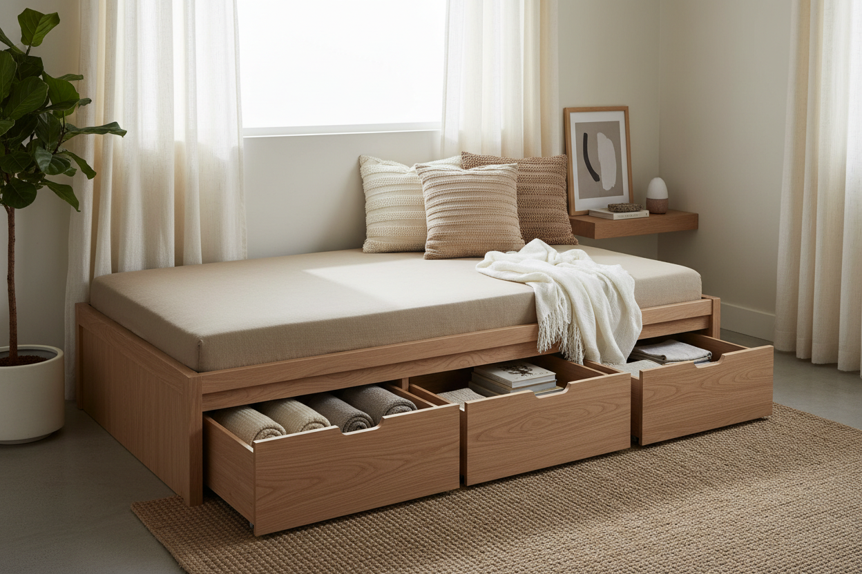 Reclaiming Floor Space: Why a Platform Daybed with Storage is the Ultimate Bedroom Hack