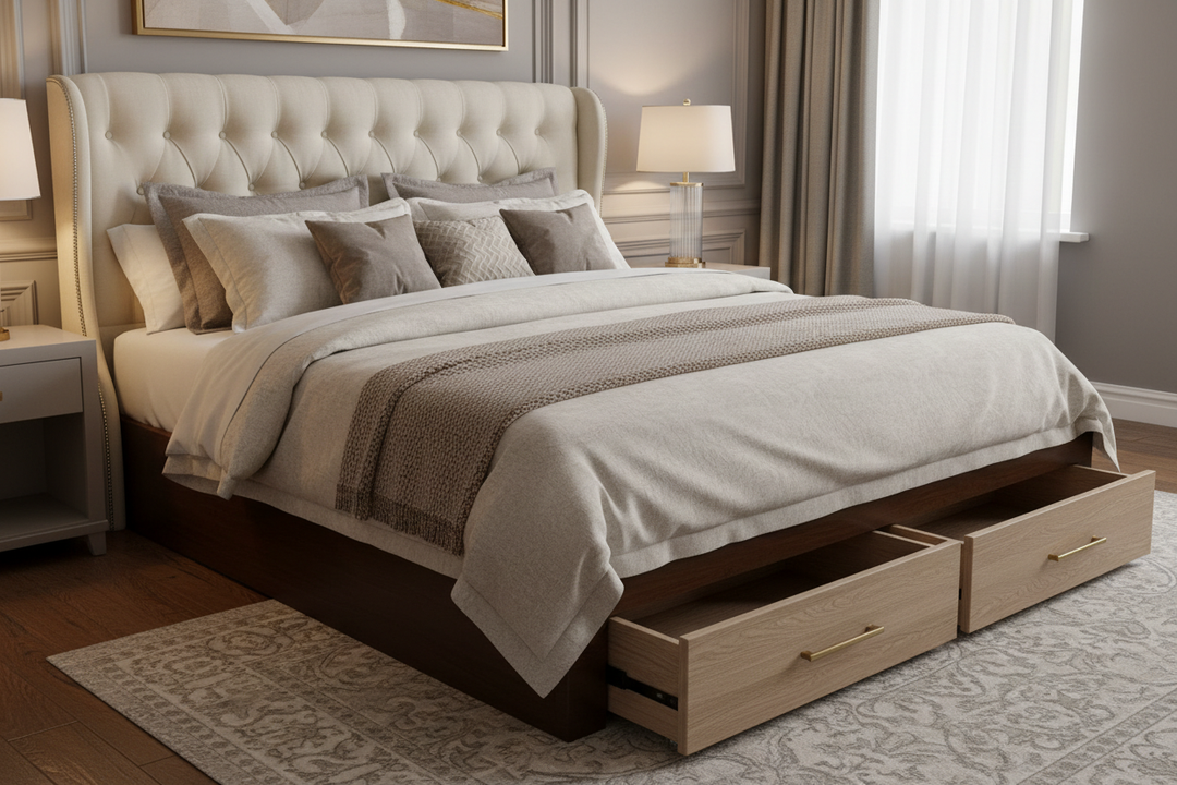 Sleep in Luxury, Store in Style: The King Upholstered Storage Bed Guide
