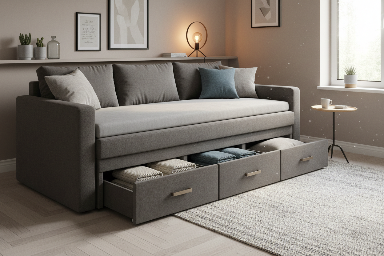 Sleep, Sit, and Stash: Finding the Best Storage Sofa Bed for Small Spaces