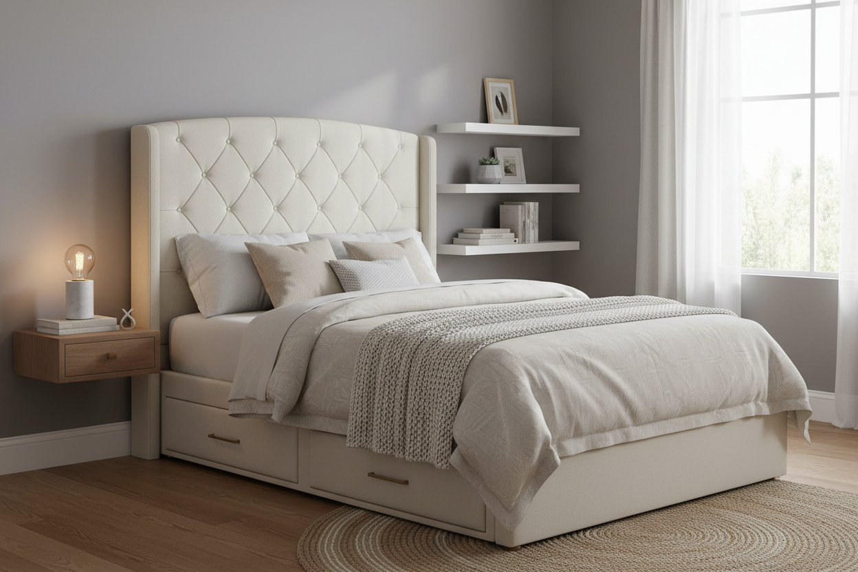 Small Room, Big Style: Why a Full Upholstered Storage Bed Changed How I Sleep