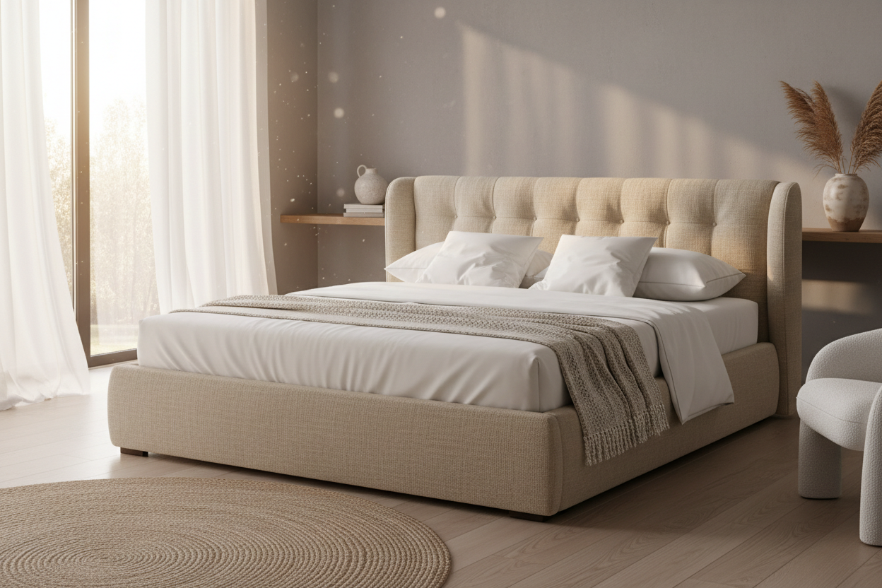 Softening the Edges: Why a Double Upholstered Bed Frame Might Be Your Bedroom’s Missing Piece