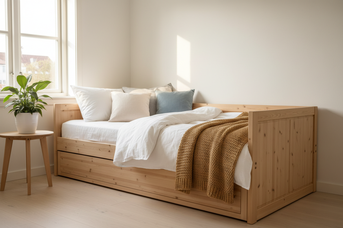 Solid Wood, Small Space: Is a Pine Daybed the Ultimate Guest Room Hack?