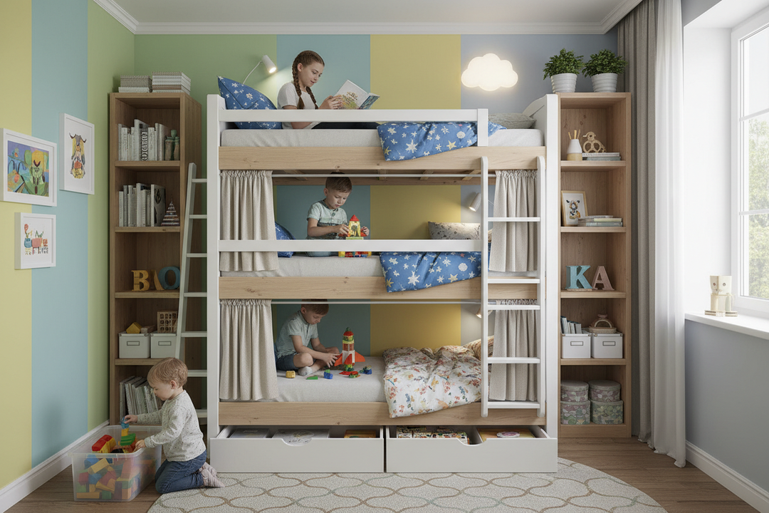 Solving the Sibling Sleep War: Why a Triple Sleeper Setup Works