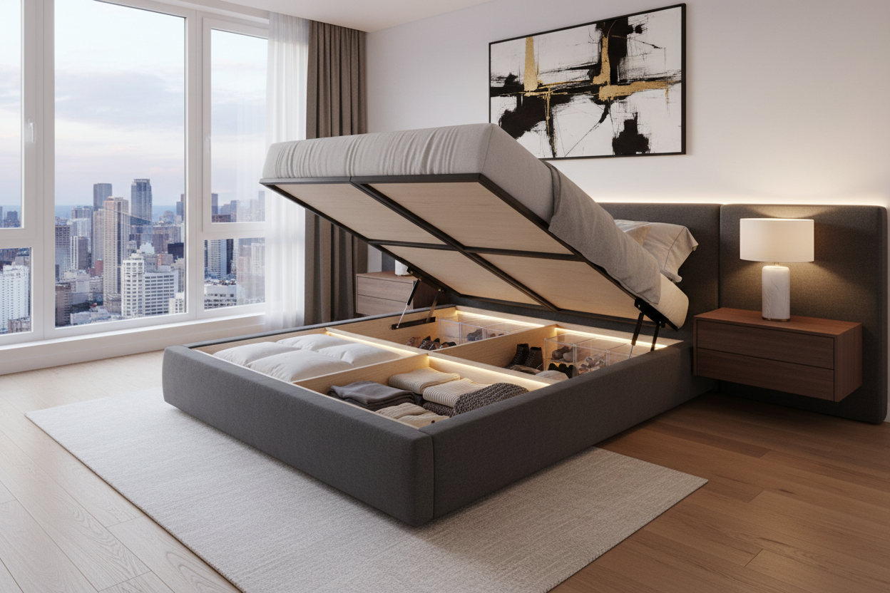 Stop Wasting Space: Why Your Next Bed Needs Hidden Compartments