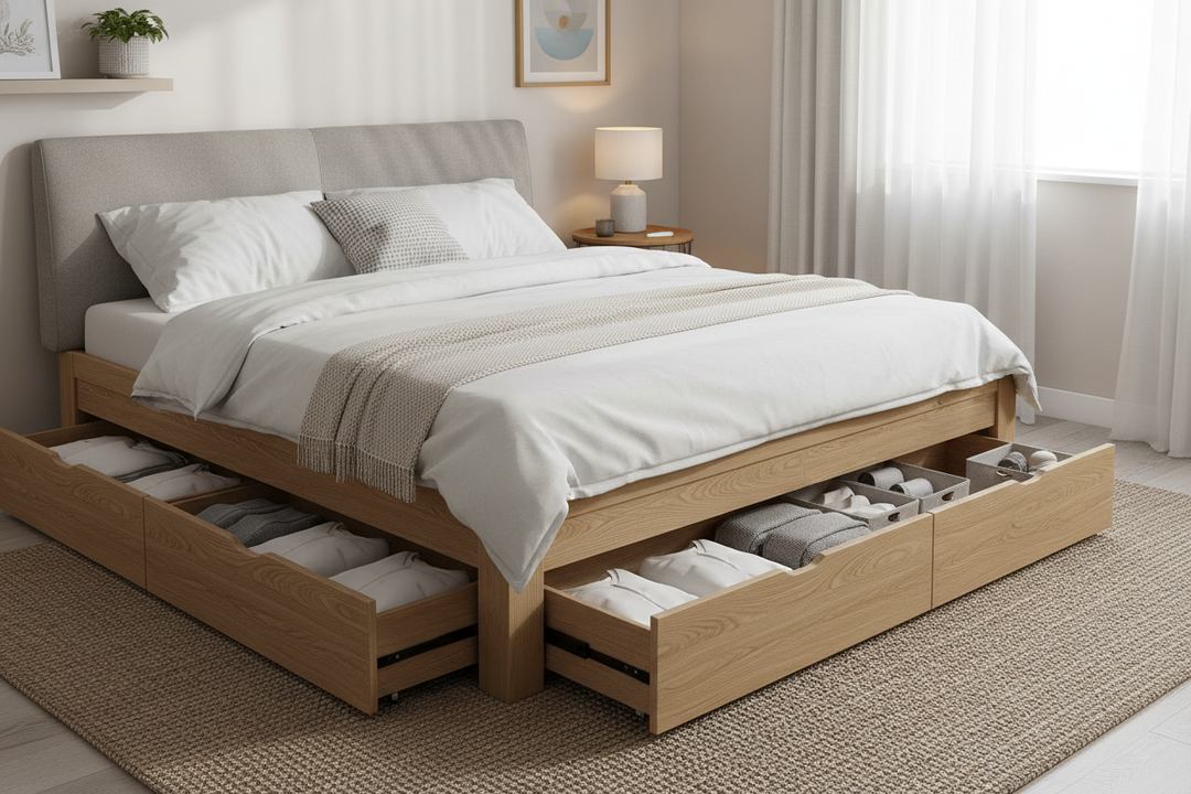 Taming the Clutter: Why Full Beds with Storage Are the Ultimate Space Hack