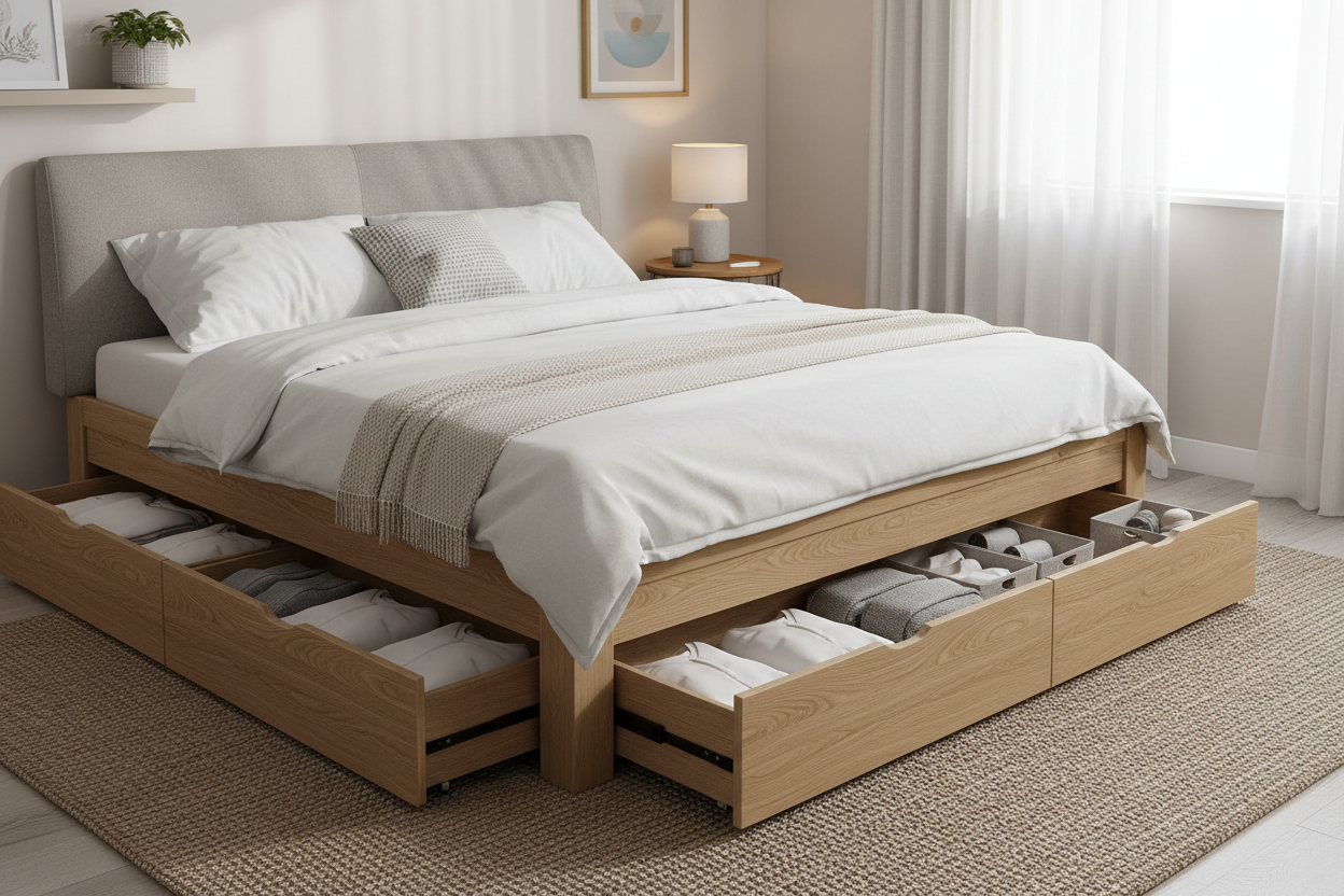 Taming the Clutter: Why Full Beds with Storage Are the Ultimate Space Hack