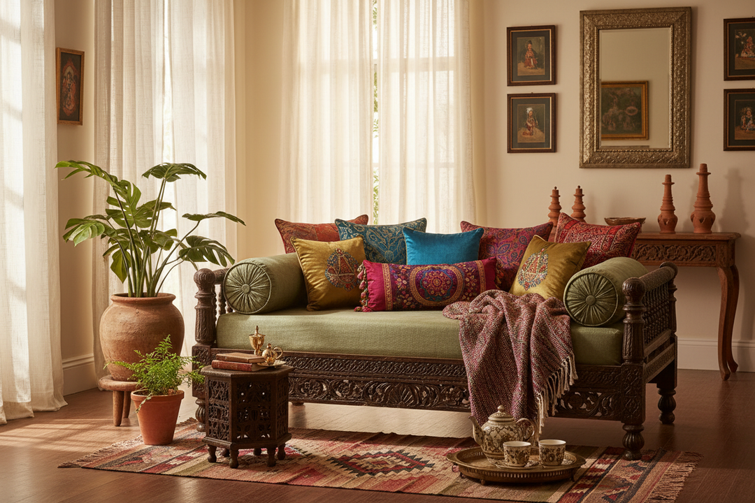 The Art of Lounging: Why an Indian Daybed Belongs in Your Home