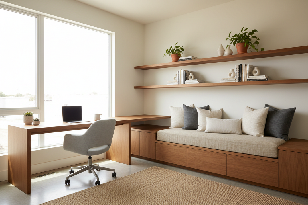 The Double-Duty Workspace: Designing a Functional Home Office with Daybed