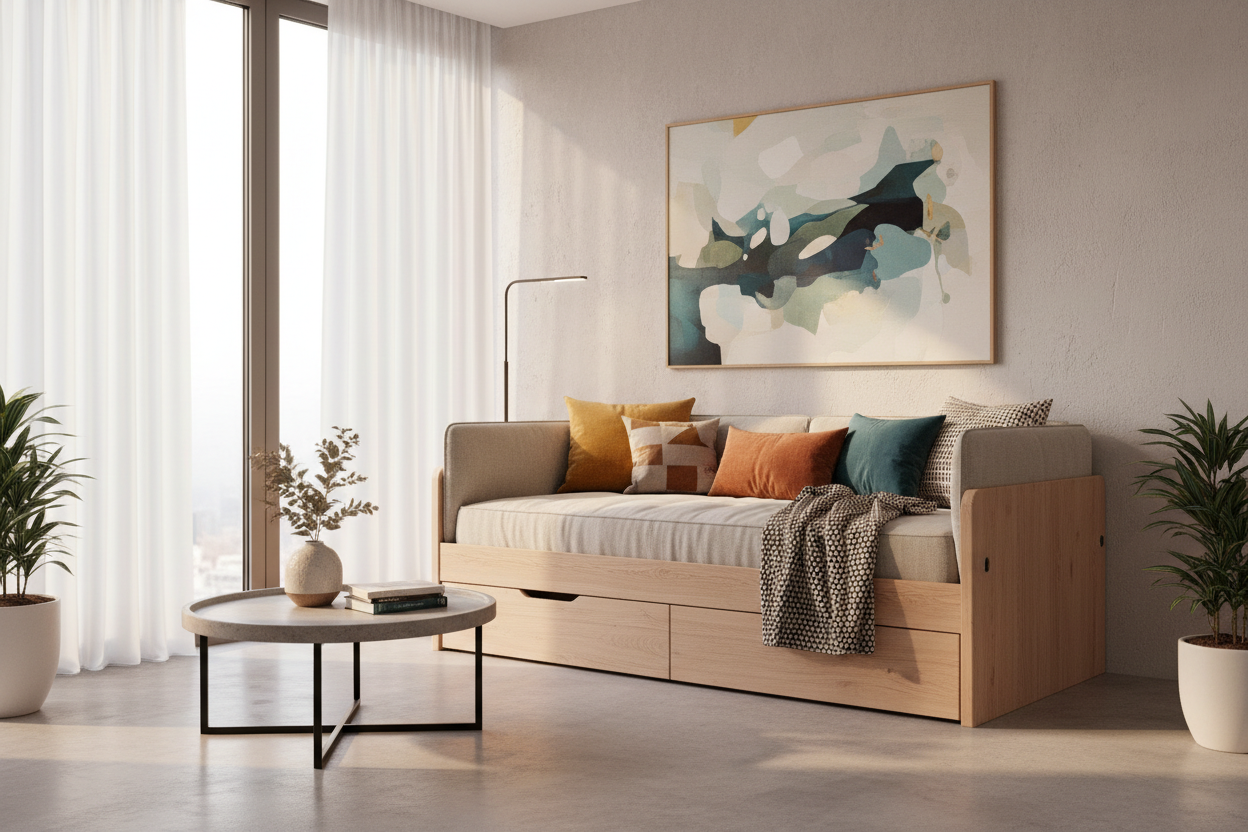 The Ultimate Space Hack: Transforming a Twin Daybed into a King Guest Suite