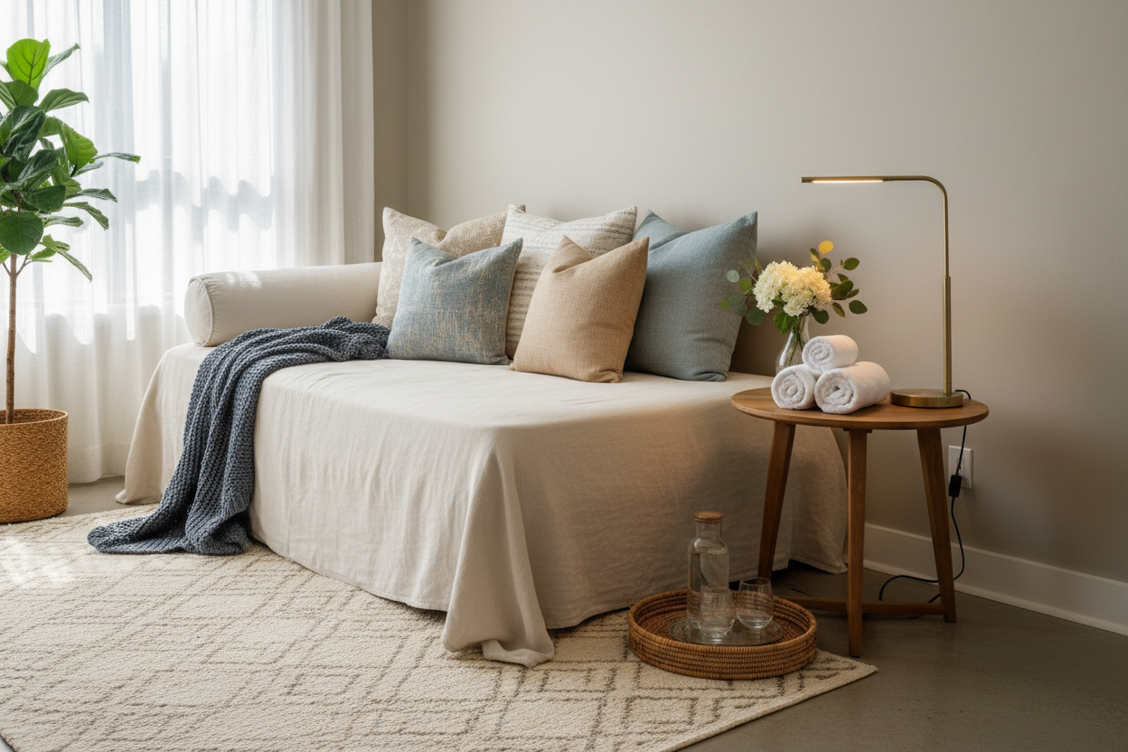 The Ultimate Space Hack: Turning a Daybed Into a Guest Suite