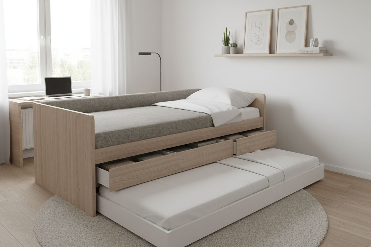 The Ultimate Space-Saver: Why a Daybed with Storage and Trundle Is the Furniture Hero You Need