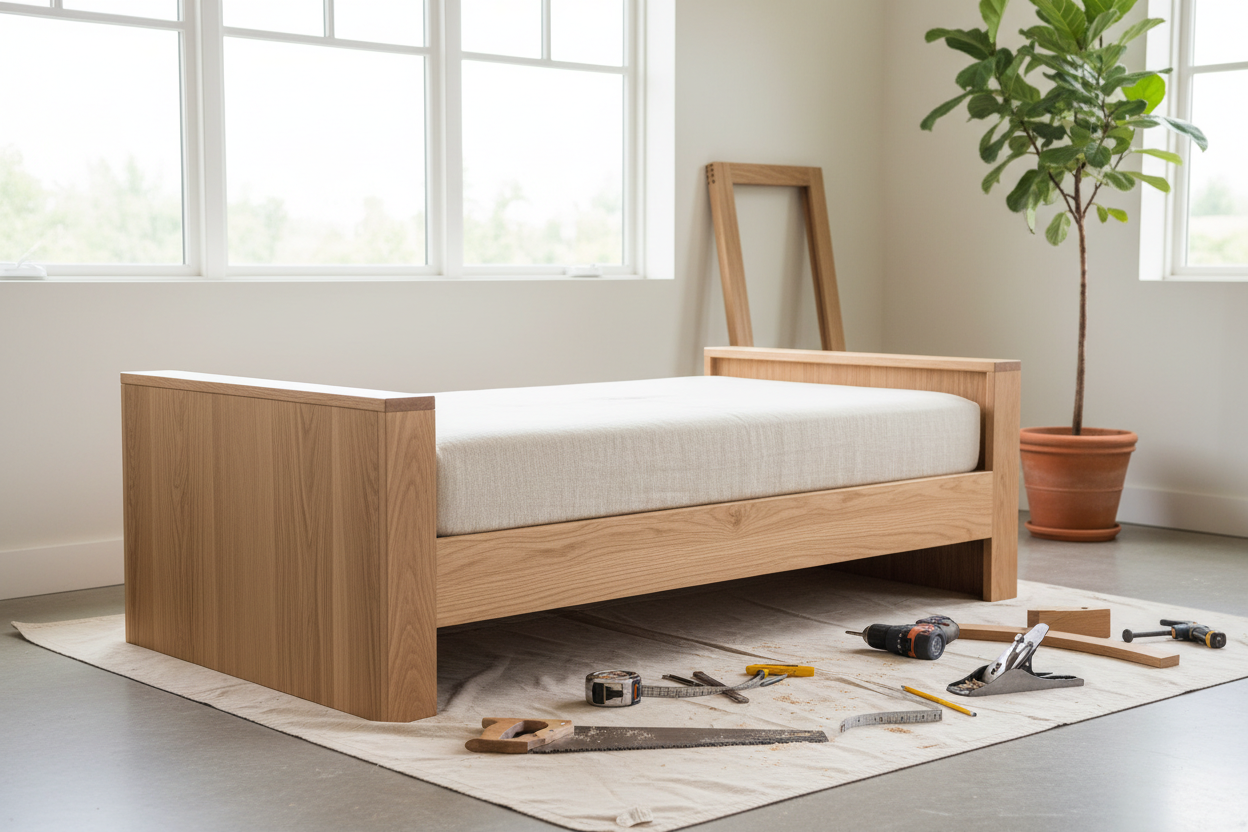 Weekend Project: How to Build a Custom Wood Daybed From Scratch