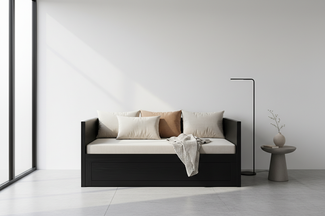 Why a Black Wood Daybed Might Be the Ultimate Space-Saving Statement Piece