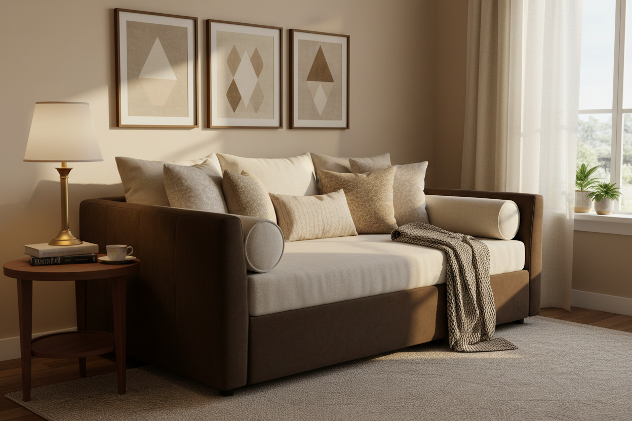 Why a Brown Daybed Set Is the Secret Weapon Your Guest Room Needs