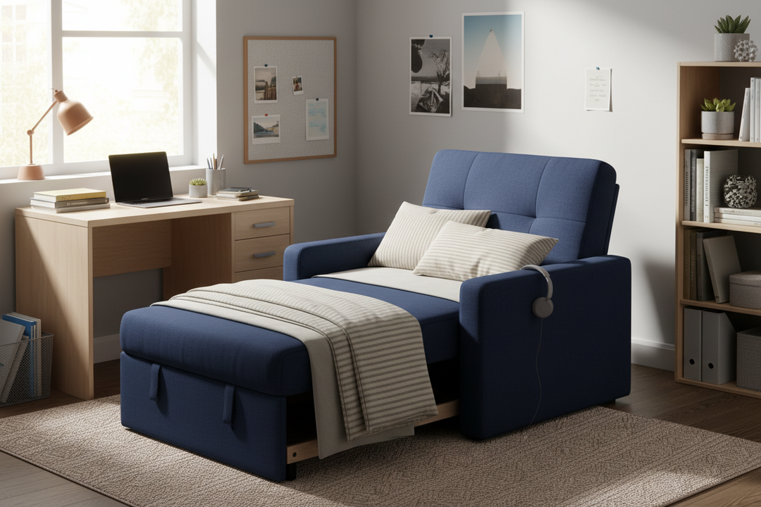 Why a Convertible Chair Bed is the Ultimate Dorm Room Hack