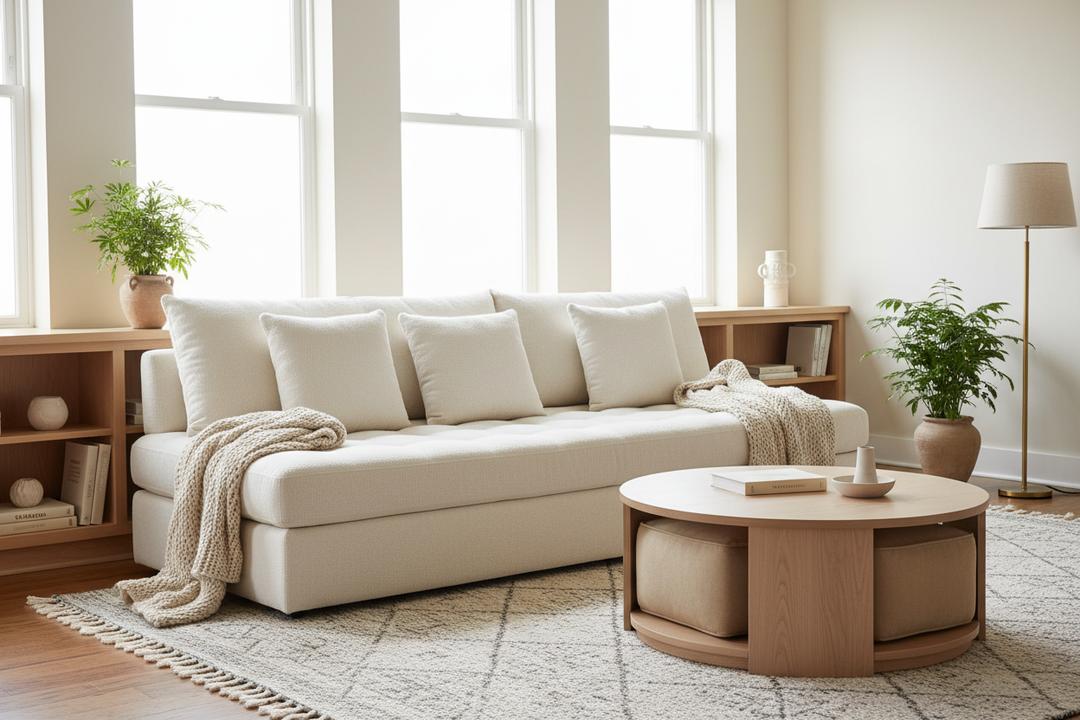 Why a Cream Daybed Is the Ultimate Hack for Flexible Living Spaces