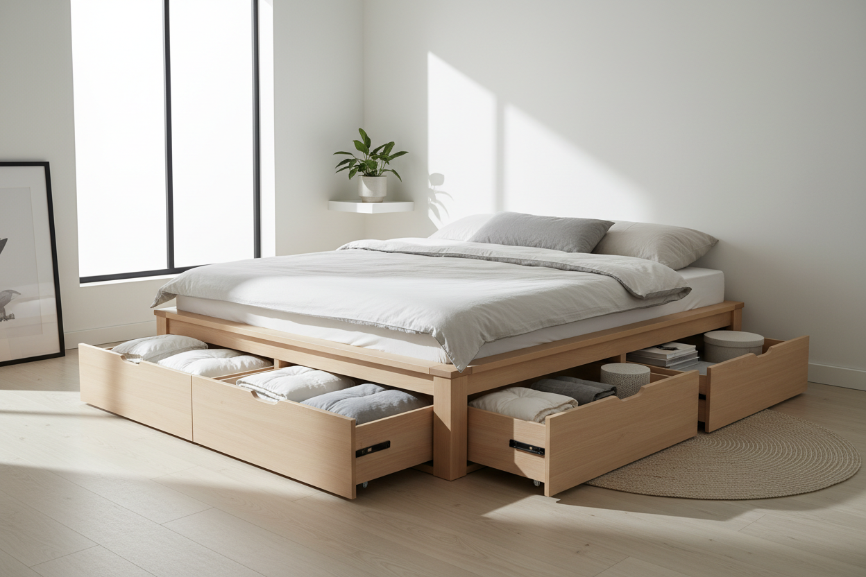 Why a Storage Bed Without a Headboard is the Ultimate Space Hack