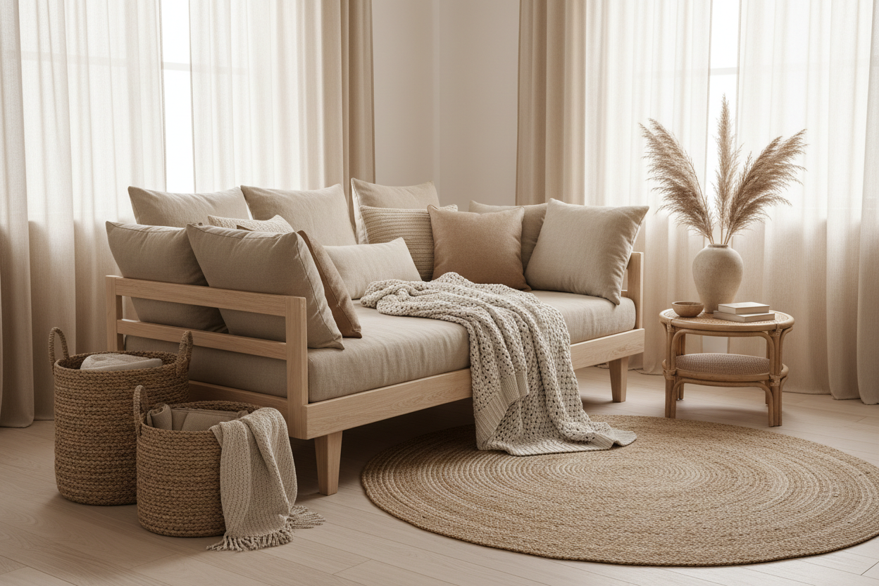 Why Beige is the Secret Weapon for Styling Your Daybed (and How to Get the Look)
