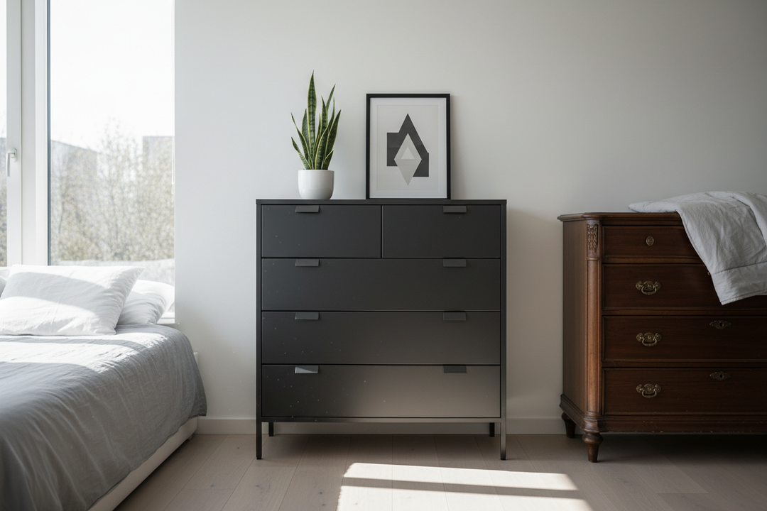 Why I Finally Swapped My Wooden Dresser for an IKEA Metal Chest of Drawers