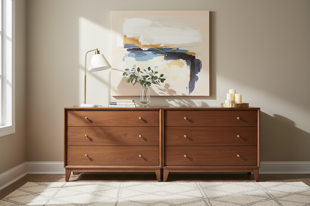 Why One Dresser Isn’t Enough: The Art of Styling Two Chests Side by Side