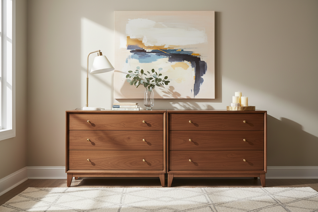 Why One Dresser Isn’t Enough: The Art of Styling Two Chests Side by Side