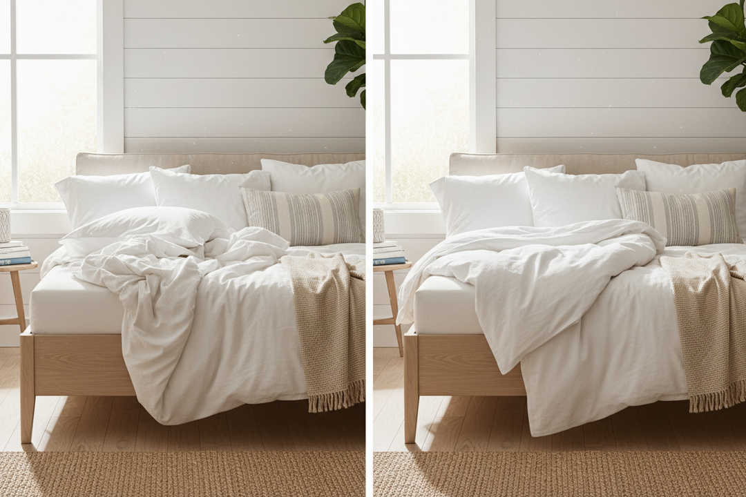 Why Your Daybed Looks Messy (And How Pottery Barn Linens Fix It)
