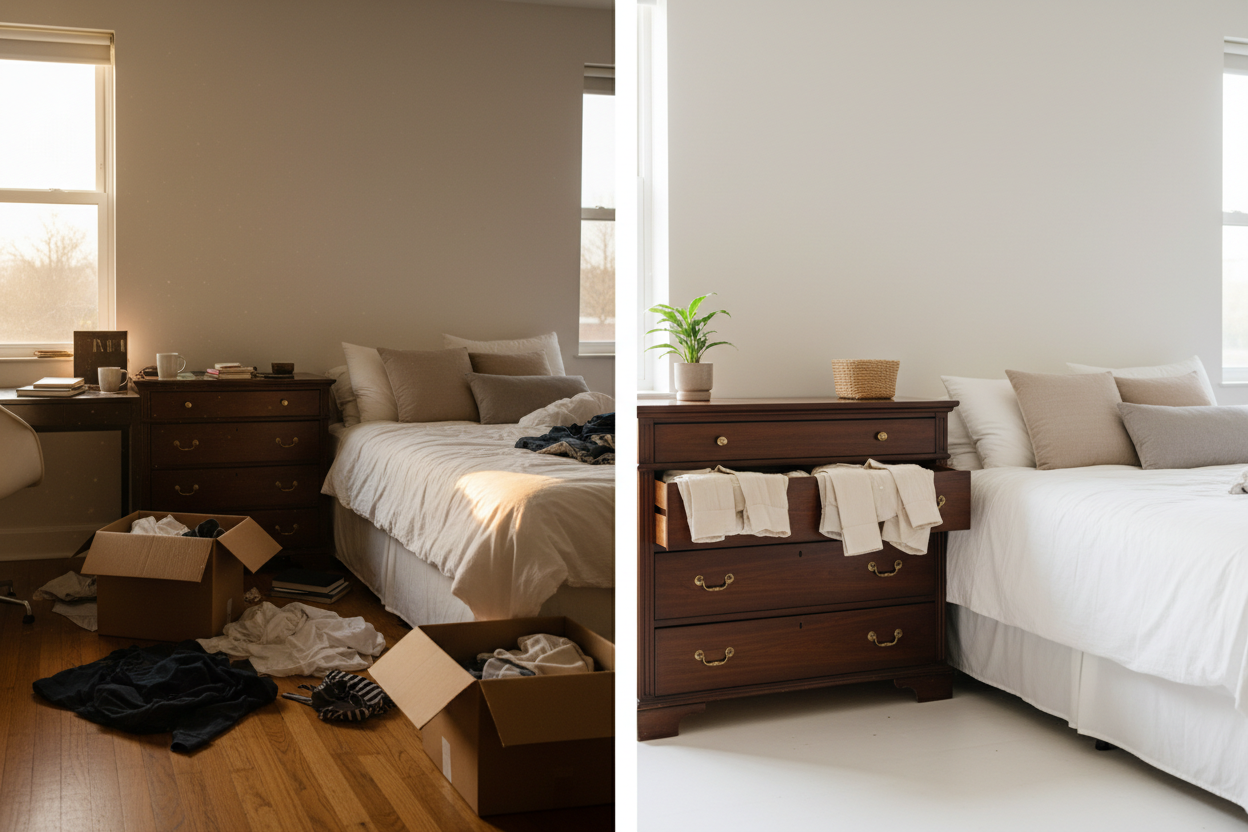 Why Your Room Feels Cluttered (And How the Right Chest of Drawers Fixes It)