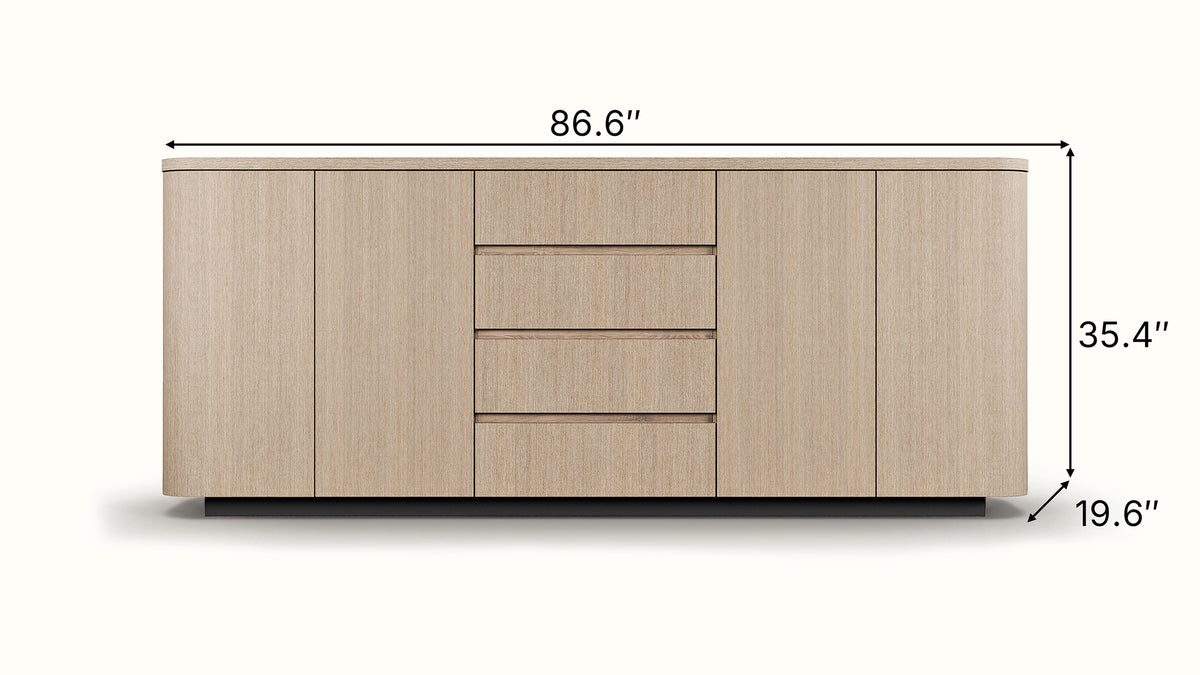 Orbis Rounded Edge Sideboard