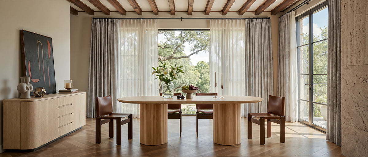 Natural Curve Dining Set