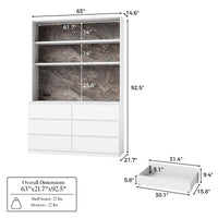Pantry Cabinet with Built-In Power Outlet