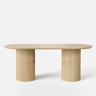 Solid Wood Round Pedestal Dining Table