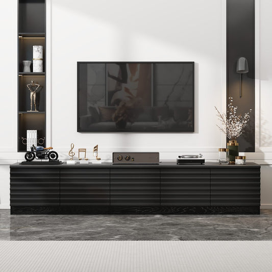 78.5'' W 3-Drawer TV Stand Media Console With 2-Cabinet