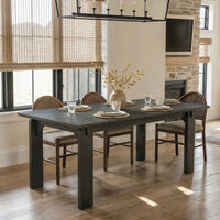 Black Walnut Solid Wood Dining Table