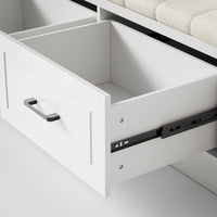 Kitchen Island with Built-in Bench & Storage