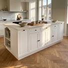 Kitchen Island with Built-in Bench & Storage