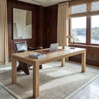 Wave Edge Solid Wood Desk