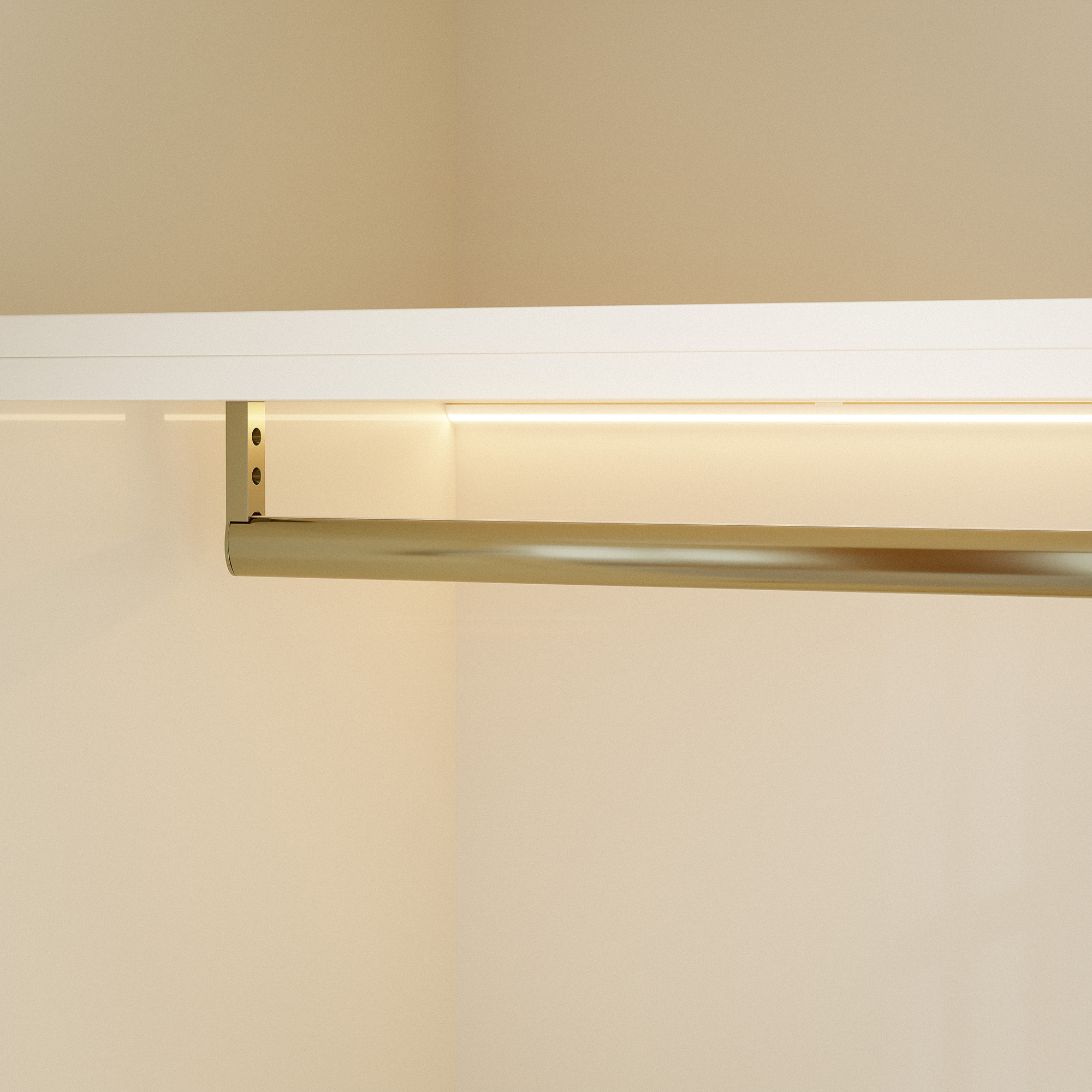 Vestia 2-Door Wardrobe Closet with 3 Drawers