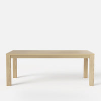 Wave Edge Solid Wood Dining Table