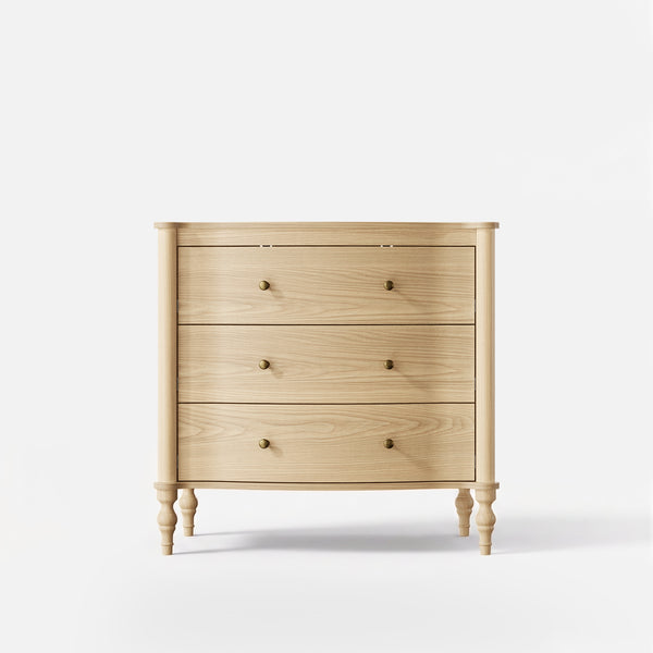 Curva 3-Drawer Nightstand