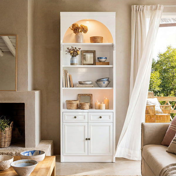 Relievo Arched Hutch Cabinet
