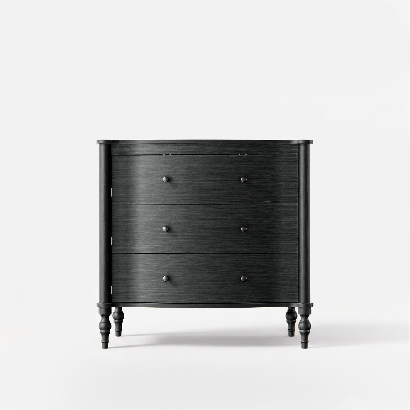 Curva 3-Drawer Nightstand