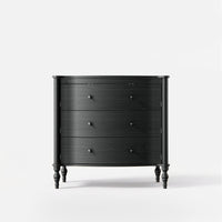 Curva 3-Drawer Nightstand