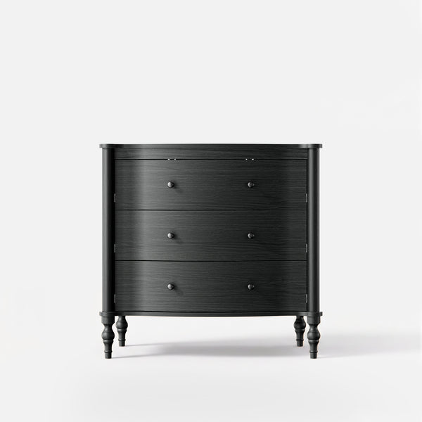 Curva 3-Drawer Nightstand
